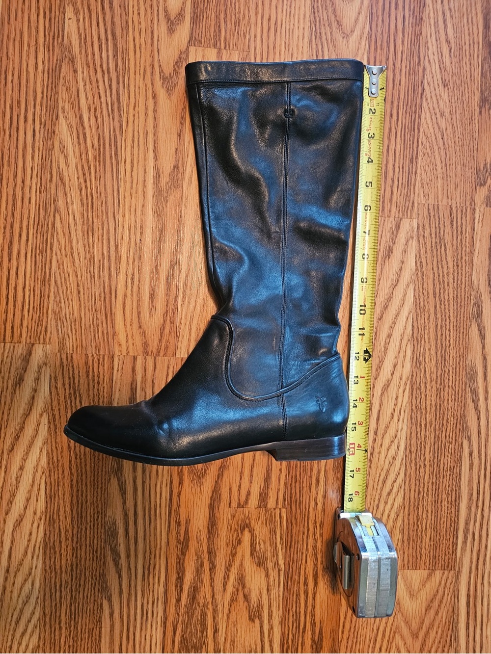 Frye Black Leather Tall Riding Boots - Picture 10 of 10